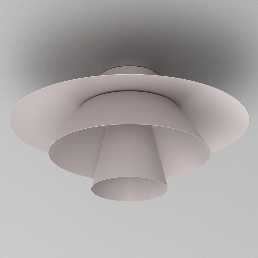 Griestu gaismeklis PLATO 1xE27/15W/230V Ø 32 cm krēmkrāsains