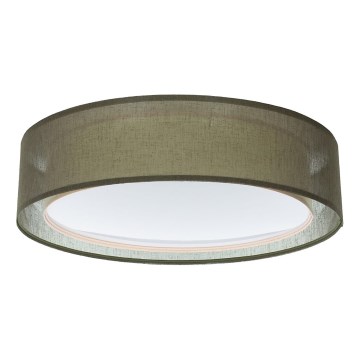 Griestu gaismeklis PURO 2xE27/40W/230V Ø 60 cm zaļš