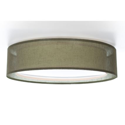 Griestu gaismeklis PURO 2xE27/40W/230V Ø 60 cm zaļš