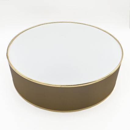 Griestu gaismeklis SIRJA 2xE27/15W/230V Ø 45 cm, brūns/zelts