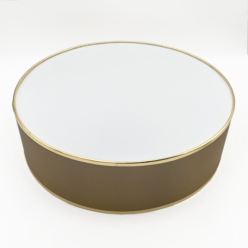 Griestu gaismeklis SIRJA 2xE27/15W/230V Ø 45 cm, brūns/zelts