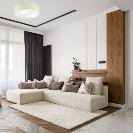 Griestu gaismeklis SIRJA PASTEL 2xE27/15W/230V Ø 45 cm zaļš