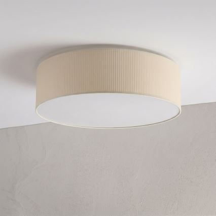 Griestu gaismeklis SIRJA PLISADO 4xE27/15W/230V Ø 45 cm krēmkrāsa
