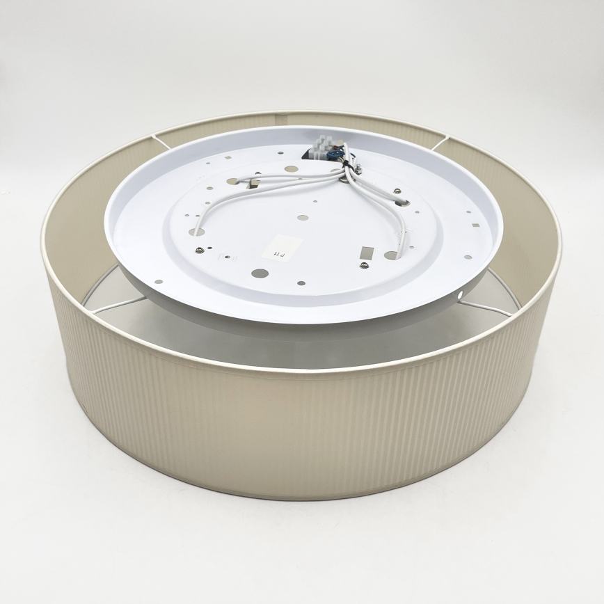 Griestu gaismeklis SIRJA PLISADO 4xE27/15W/230V Ø 45 cm krēmkrāsa