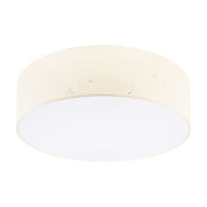 Griestu gaismeklis SIRJA PLISADO 4xE27/15W/230V Ø 45 cm krēmkrāsā