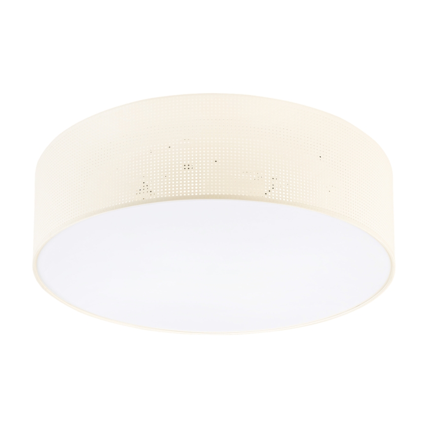 Griestu gaismeklis SIRJA PLISADO 4xE27/15W/230V Ø 45 cm krēmkrāsā