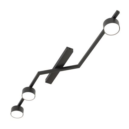 Griestu gaismeklis SKAN 3xGX53/12W/230V melns