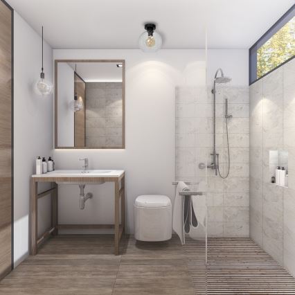 Griestu gaismeklis SOFIA 1xE27/60W/230V clear