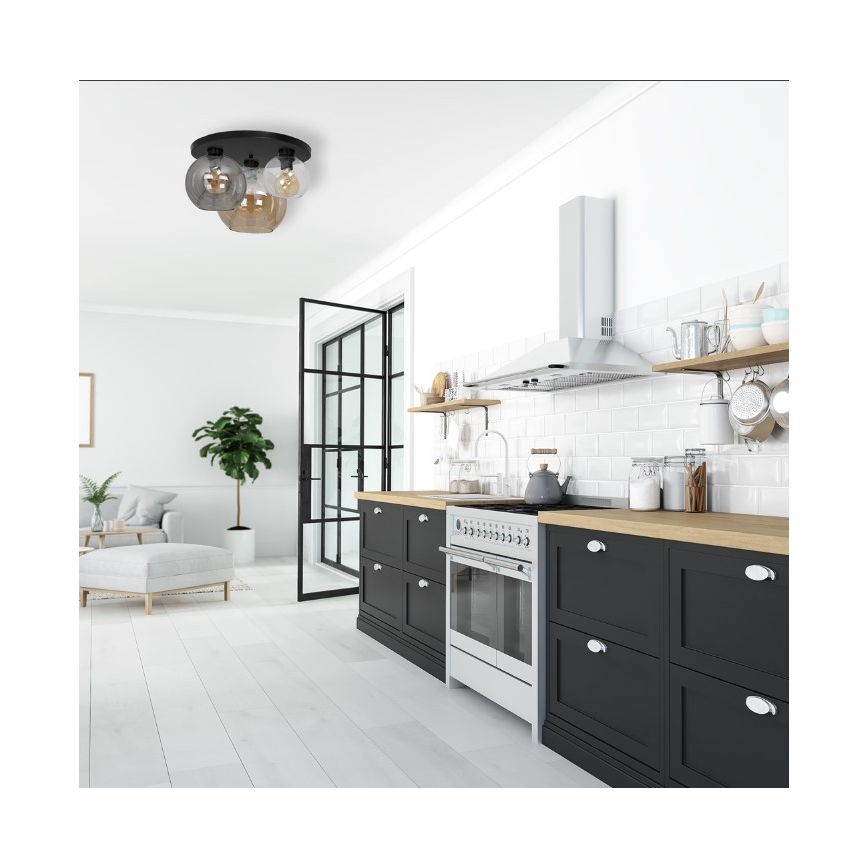 Griestu gaismeklis SOFIA 3xE27/60W/230V mix