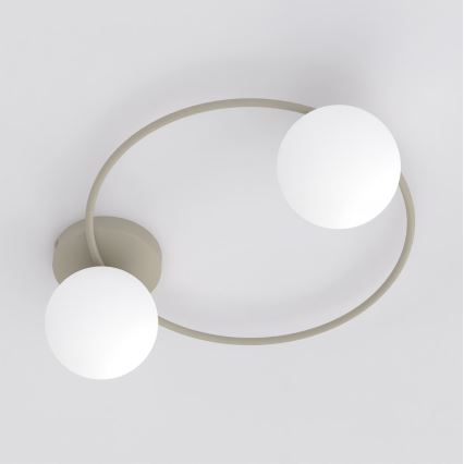 Griestu gaismeklis SOPRA 2xE14/10W/230V bēšs/balts