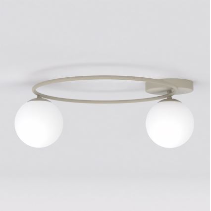 Griestu gaismeklis SOPRA 2xE14/10W/230V bēšs/balts