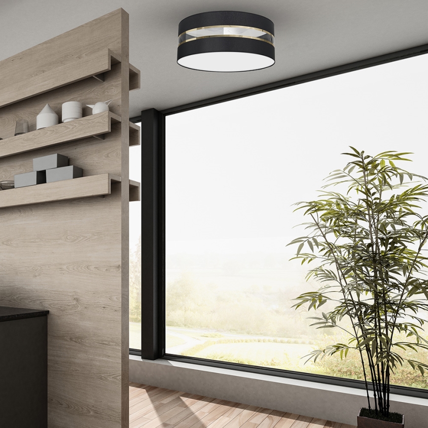 Griestu gaismeklis ULTIMO 3xE27/60W/230V melns