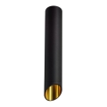 Griestu gaismeklis VALDA 1xGU10/60W/230V melns