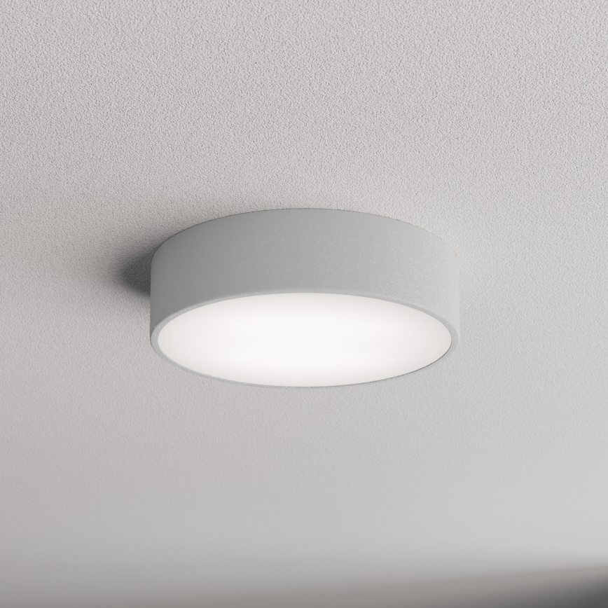 Griestu gaismeklis vannas istabai ar sensoru CLEO, 2xE27/24W/230V, Ø 30 cm, pelēks, IP54