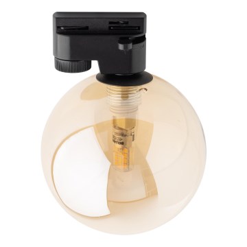Griestu lampa 1 fāzes sliežu sistēmai TRACER 1xG9/8W/230V melna/dūmakains bēša