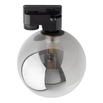 Griestu lampa 1 fāzes sliežu sistēmai TRACER 1xG9/8W/230V melna/dūmakains melna