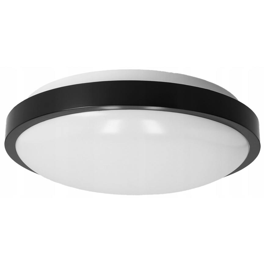 Griestu lampa 2xE27/40W/230V Ø 29,5 cm melna