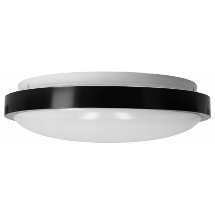 Griestu lampa 2xE27/40W/230V Ø 29,5 cm melna