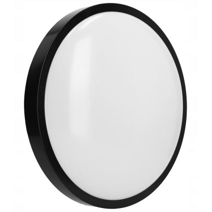 Griestu lampa 2xE27/40W/230V Ø 29,5 cm melna