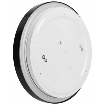 Griestu lampa 2xE27/40W/230V Ø 29,5 cm melna