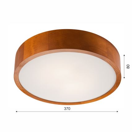 Griestu lampa 2xE27/60W/230V priede