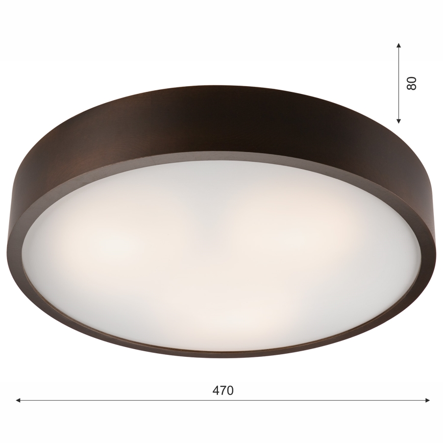 Griestu lampa 3xE27/60W/230V priede