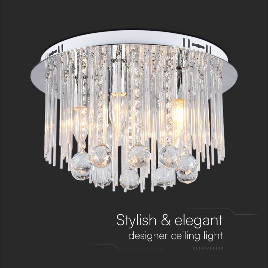 Griestu lampa 5xE14/40W/230V d. 40 cm