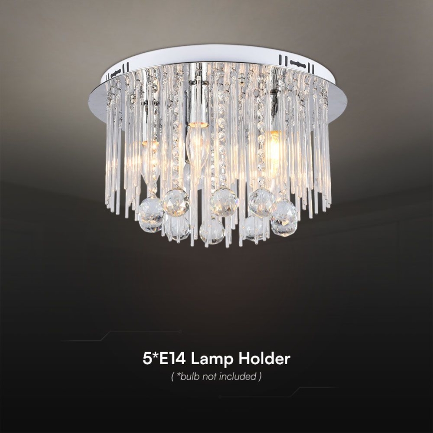 Griestu lampa 5xE14/40W/230V d. 40 cm