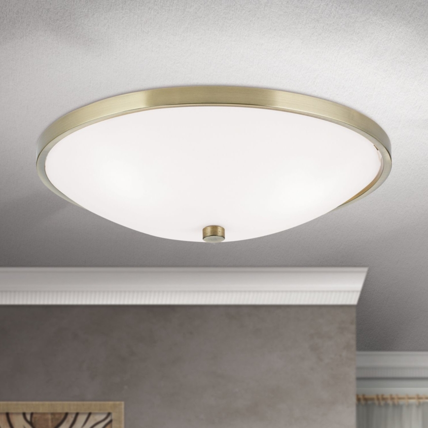 Griestu lampa AIDA 3xE27/60W/230V d. 40 cm misiņš
