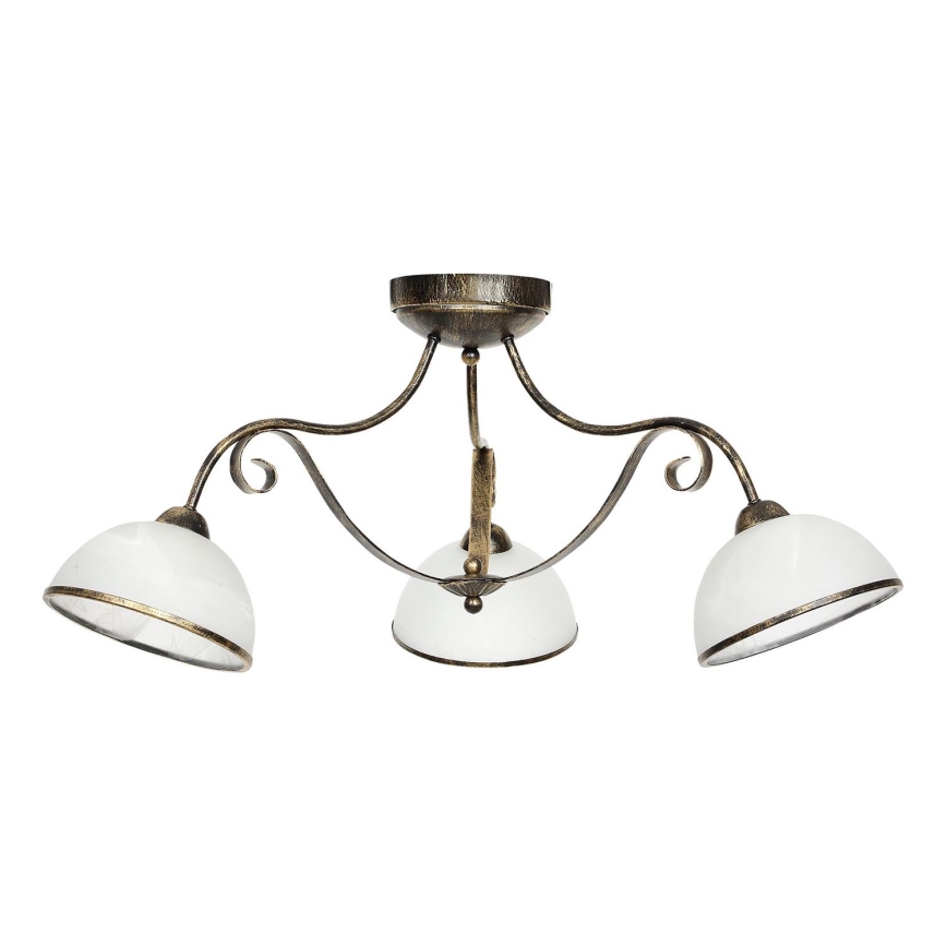 Griestu lampa ANTICA 3xE27/60W/230V