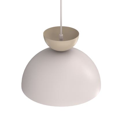 Griestu lampa ar kabeli NEVIS 1xE27/15W/230V Ø 29 cm krēmkrāsā