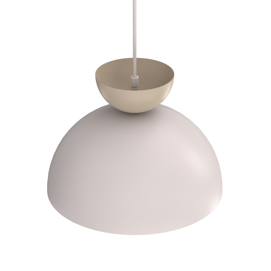 Griestu lampa ar kabeli NEVIS 1xE27/15W/230V Ø 29 cm krēmkrāsā