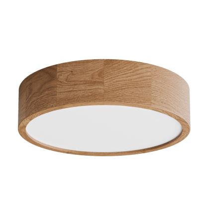 Griestu lampa ar kustības sensoru CLEO, 3 × E27, 24 W, 230 V, Ø 37,5 cm, ozols