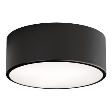 Griestu lampa ar kustības un krēslas sensoru CLEO 1xE27/40W/230V Ø 20 cm melna