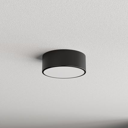 Griestu lampa ar kustības un krēslas sensoru CLEO 1xE27/40W/230V Ø 20 cm melna