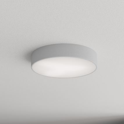 Griestu lampa CLEO ar kustības un krēslas sensoru, 3xE27/24W/230V, Ø 40 cm, pelēka