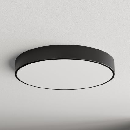 Griestu lampa CLEO ar kustības un krēslas sensoru 5xE27/24W/230V Ø60 cm melna