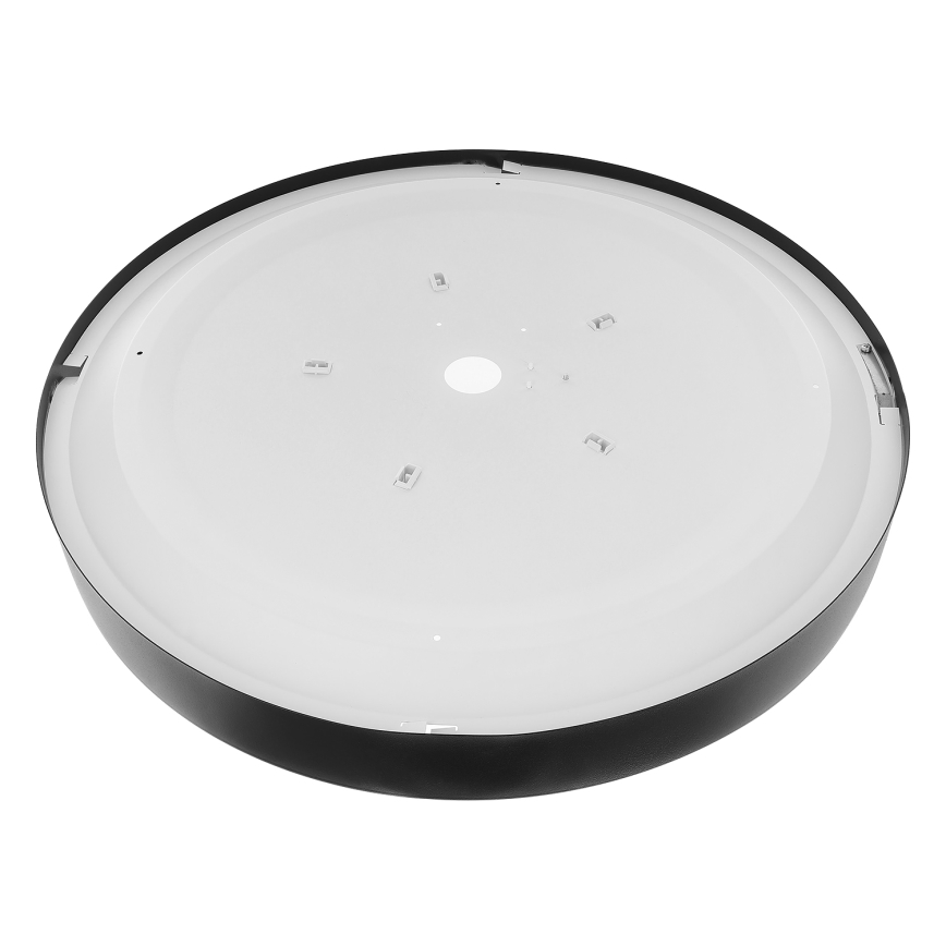 Griestu lampa CLEO ar kustības un krēslas sensoru 5xE27/24W/230V Ø60 cm melna