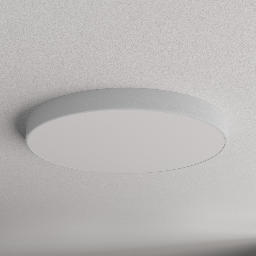 Griestu lampa ar kustības un krēslas sensoru CLEO 6xE27/24W/230V Ø 80 cm pelēka