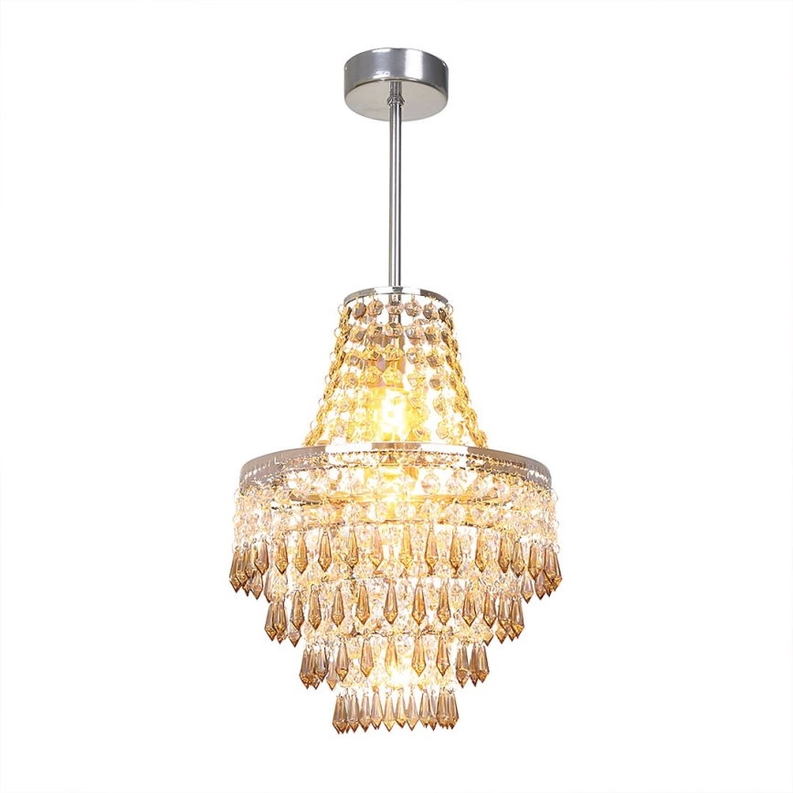 Griestu lampa ar stieni GEMMA 1xE27/60W/230V Ø 23 cm
