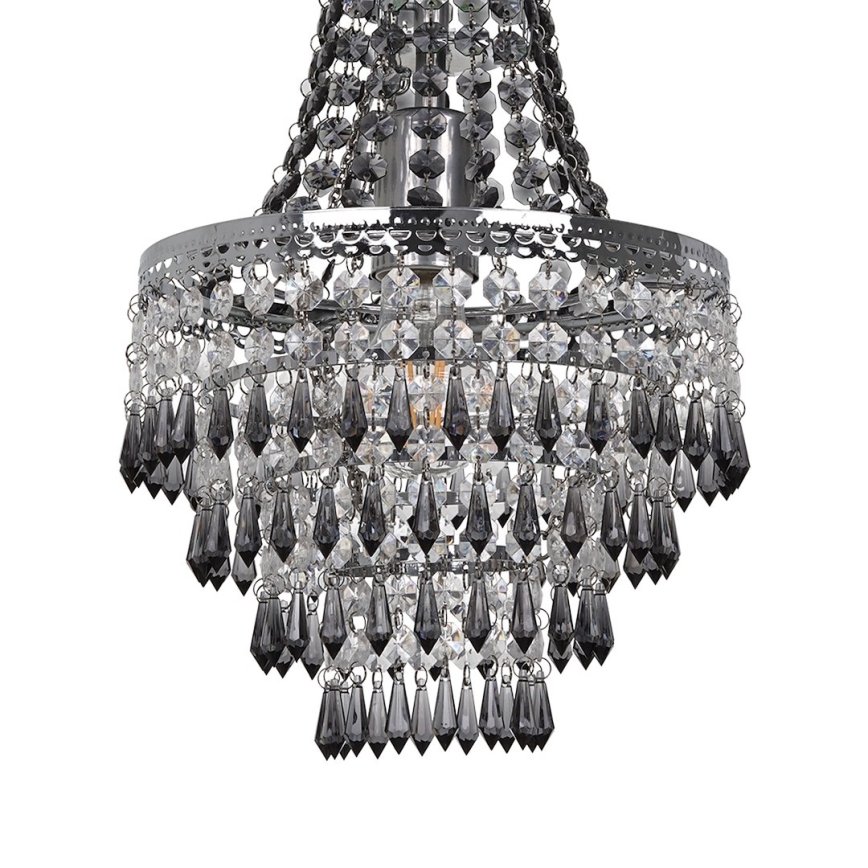 Griestu lampa ar stieni GEMMA 1xE27/60W/230V Ø 23 cm