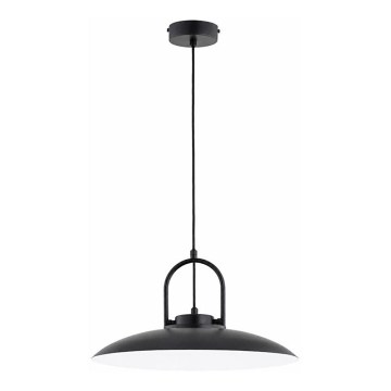 Griestu lampa ar vadu HATTORI 1xE27/15W/230V melna