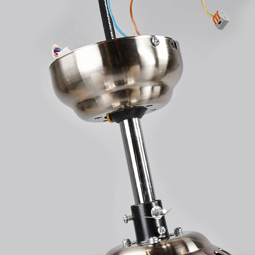 Griestu lampa ar ventilatoru LEVIAN 1xE14/60W/230V dižskābardis