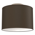 Griestu lampa ARDEN 1xE27/15W/230V Ø 25 cm melna
