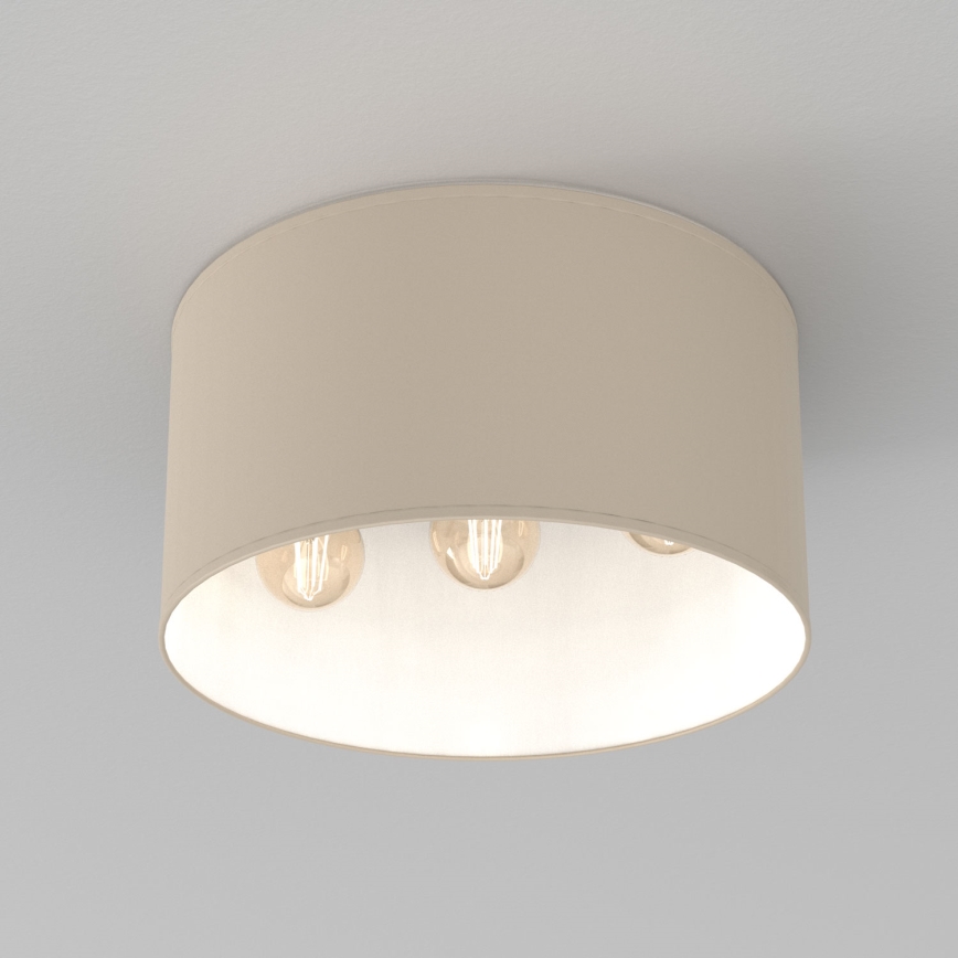 Griestu lampa ARDEN, 3xE27/15W/230V, Ø 40 cm, bēša