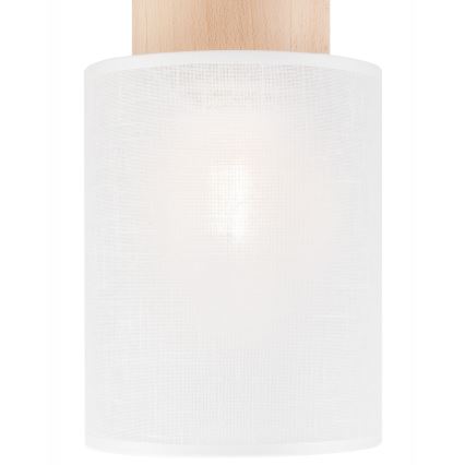 Griestu lampa ARI 1xE27/60W/230V d. 16 cm, balta dižskābardis