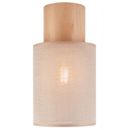 Griestu lampa ARI 1xE27/60W/230V d. 16 cm, bēša dižskābardis