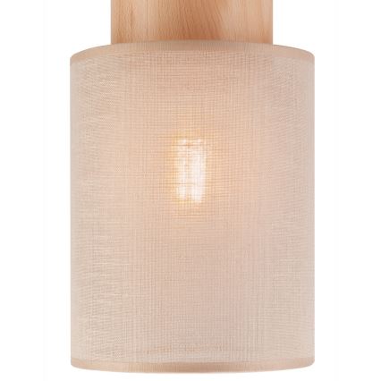 Griestu lampa ARI 1xE27/60W/230V d. 16 cm, bēša dižskābardis