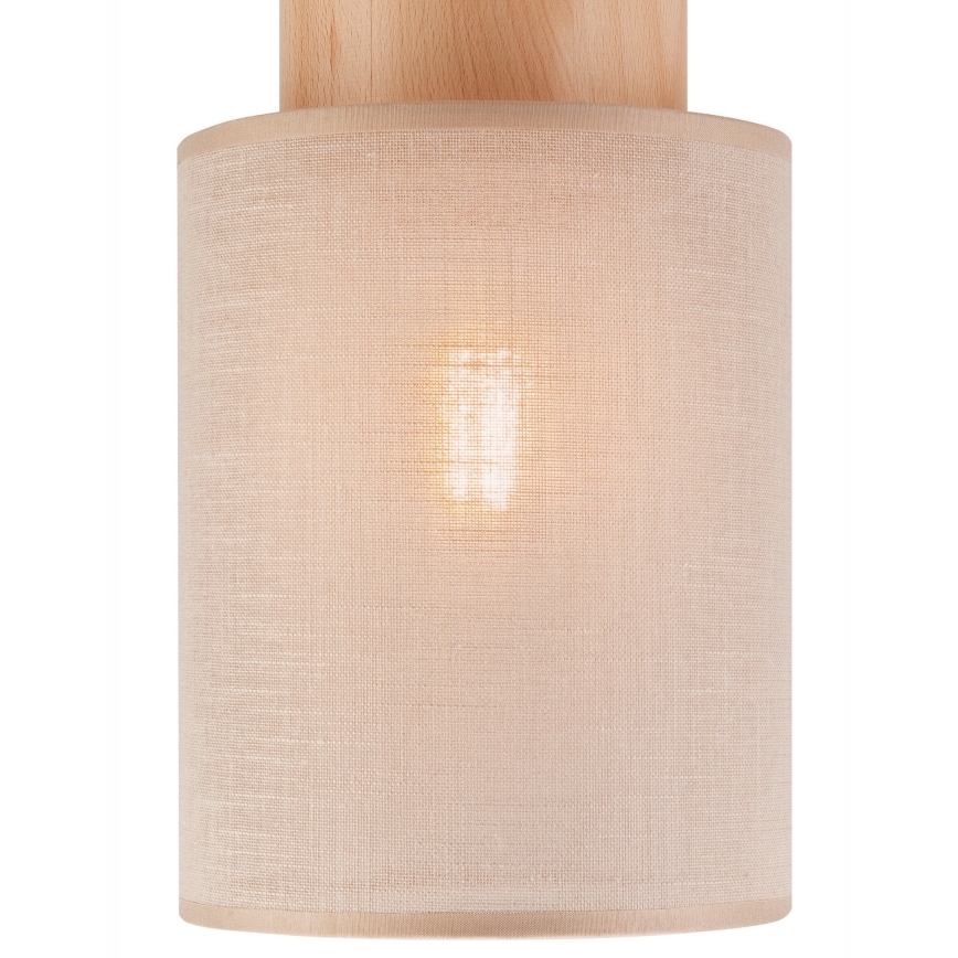Griestu lampa ARI 1xE27/60W/230V d. 16 cm, bēša dižskābardis