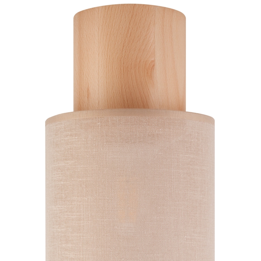 Griestu lampa ARI 1xE27/60W/230V d. 16 cm, bēša dižskābardis